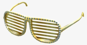 Hollywood Shutter Shades - Roblox Shutter Shades Gold