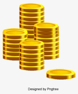 Coin Gold Png And Vector For Free Download - Portable Network Graphics