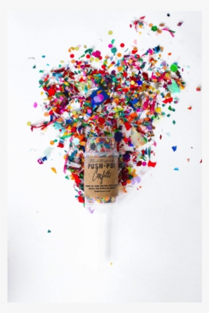Push Pop Confetti Poppers - Push-pop Confetti - Multi-colored
