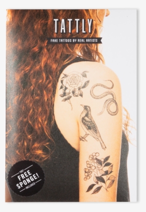 Flora And Fauna Set - Tattly Temporary Tattoos Flora & Fauna Set, 1 Ounce