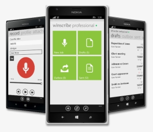 Winscribe Professional Dictation For Smartphones Evolves - Text