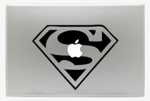 Superman With Apple Symbol Decal Sticker For Macbook - Simple Wallpaper On Android