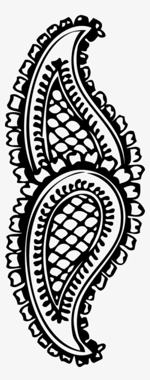 Indian Pattern Motif Wall Sticker - Henna Tattoo Designs
