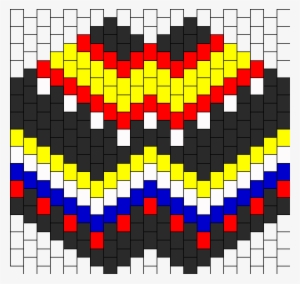 Teepee Indian Kandi Mask - Candi Band Beaded Patterns