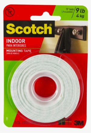 Cinta Para Montaje 1/2"x75" 110sp - Scotch Heavy Duty Indoor Mounting Tape