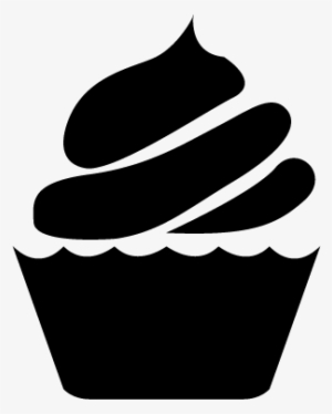 Cupcakes Vector Black And White