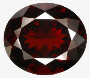 Indian Red Normal Color Garnet - 1ct Sterling Silver Gemstone Stud Earrings - Garnet