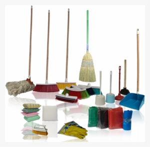 Articulos De Limpieza - Escobas Y Trapeadores Png