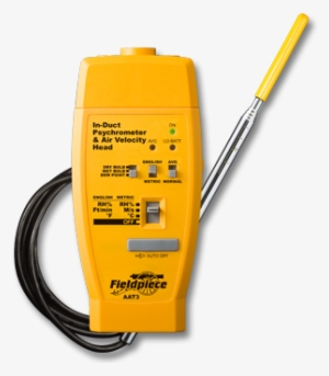 Hot-wire Anemometer & Psychrometer Accessory Head - Fieldpiece Aat3 In-duct Hot-wire Anemometer Psychrometer