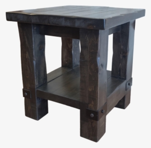 Steel Plate End Table - End Table