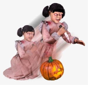 Lunging Pumpkin Carver - Spirit Halloween Lunging Pumpkin Carver