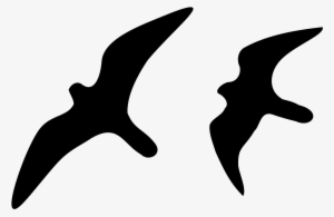 File - - Svg - Silueta De Halcon Peregrino