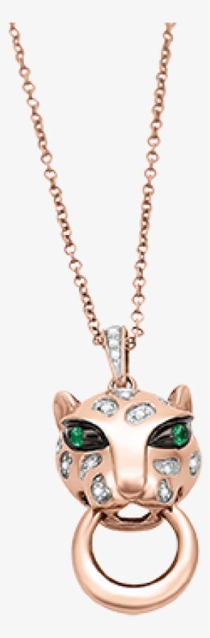 Dije Effy Con Cadena Oro Rosa 14k - Locket