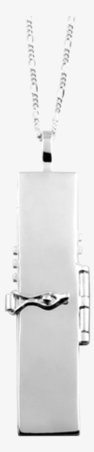 Opens And Closes With Figure 8 Clasp - Silver