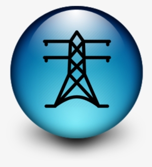 Power Generation, Transmission & Distribution - Electricity Pole Icon Png