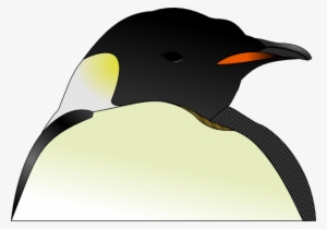Original Png Clip Art File Penguin Turned Head Svg