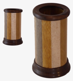Tropical Pen Blanks Form The Cylinder Of This Woodturned - Woodturning