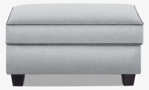 Ashton Storage Ottoman - Transparent Ottoman