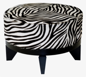 Zebra Wedge Ottoman - Ottoman