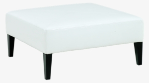 Ford White Square Cocktail Ottoman - Ottoman
