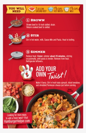 Betty Crocker Hamburger Helper, Cheesy Italian Shells - Hamburger Helper Recipe Box