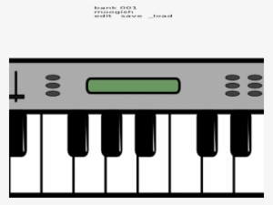 Keyboard Clipart Vector Computer - Musical Keyboard
