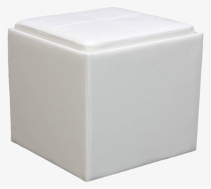 Trent Home Ladd Faux Leather Storage Cube Ottoman In - Faux Leather Storage