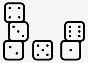 Six Dices Vector - Scalable Vector Graphics