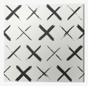 Modern Monochrome Grunge Texture With Hand Drawn Brush - Monochrome