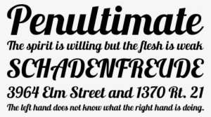 Lobster Font Phrases - Good Font