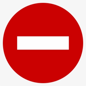 Open - Road Sign No Entry