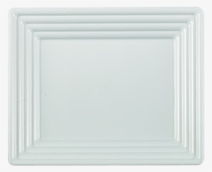 White Plastic Serving Tray Heavyweight Square Platter - Serving Tray