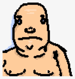 Fat Shirtless, Man Baby - Man