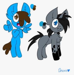 Devora, Big Smile, Blue Eyes, Brother And Sister, Brown - Cartoon