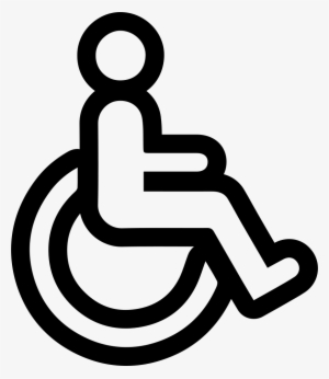 Disability Comments - Disability Symbol White
