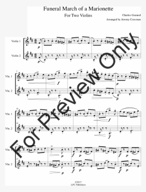 Funeral March Of A Marionette Thumbnail - America Grade 3 Violin