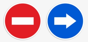 Car & Motorbike Stickers - Señal De Trafico Png