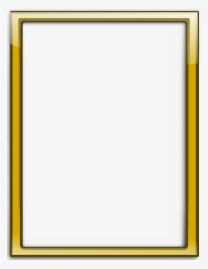 Gold Frame Clip Art - Gold Frame Transparent Png