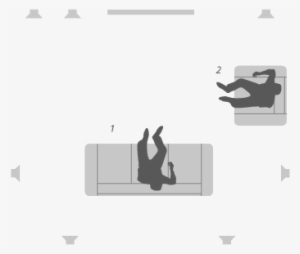 In Scenario 1 In The Illustration, The Right Speaker - Shadow