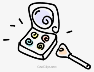 Maquiagem E Escova Livre De Direitos Vetores Clip Art - Clip Art