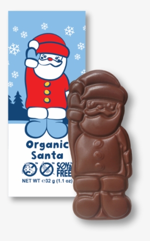Moo Free Organic Dairy Free Chocolate Santa - Moo Free Santa