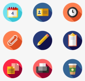 Stationery Icons - Stationary Flat Icon