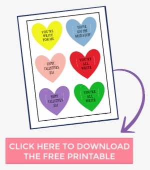 Download The Free Printable Valentine Pencil Cards - Heart