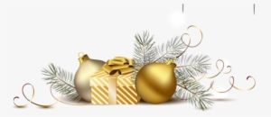 Boule De Noel Dorée Png - Christmas Day