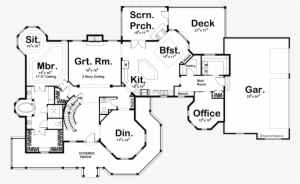 Isabelle Floor Plan - Victorian House Floor Plans