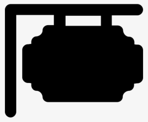 Hanging Signboard Comments - White Sign Board Png