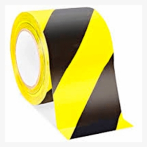 Cinta Adhesiva Color Amarillo Negro