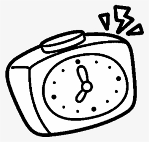 Dibujo De Despertador Para Colorear - Dibujos De Un Despertador