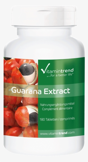 Guarana Extrakt 300mg 180 Tablets 4-fold Concentrated - Tablet