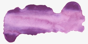24 Purple Watercolor Brush Stroke Png Transparent - Purple